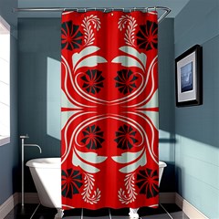 Folk Flowers Print Floral Pattern Ethnic Art Shower Curtain 36  X 72  (stall)  by Eskimos