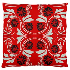 Folk Flowers Print Floral Pattern Ethnic Art Standard Flano Cushion Case (one Side) by Eskimos