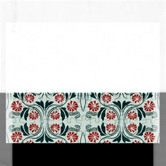 Folk Flowers Print Floral Pattern Ethnic Art Rectangular Jigsaw Puzzl by Eskimos