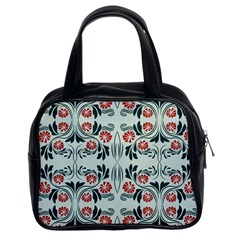 Folk Flowers Print Floral Pattern Ethnic Art Classic Handbag (two Sides) by Eskimos