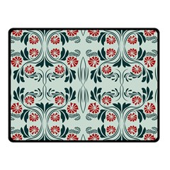 Folk Flowers Print Floral Pattern Ethnic Art Double Sided Fleece Blanket (small)  by Eskimos