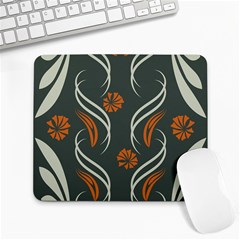 Folk flowers print Floral pattern Ethnic art Large Mousepads