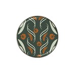 Folk flowers print Floral pattern Ethnic art Hat Clip Ball Marker Front