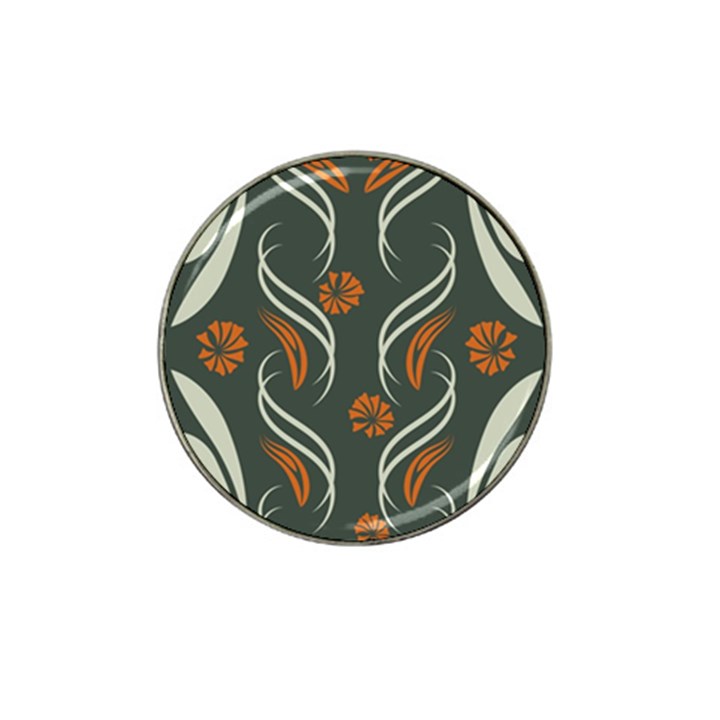 Folk flowers print Floral pattern Ethnic art Hat Clip Ball Marker