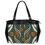 Folk flowers print Floral pattern Ethnic art Oversize Office Handbag (2 Sides) Front