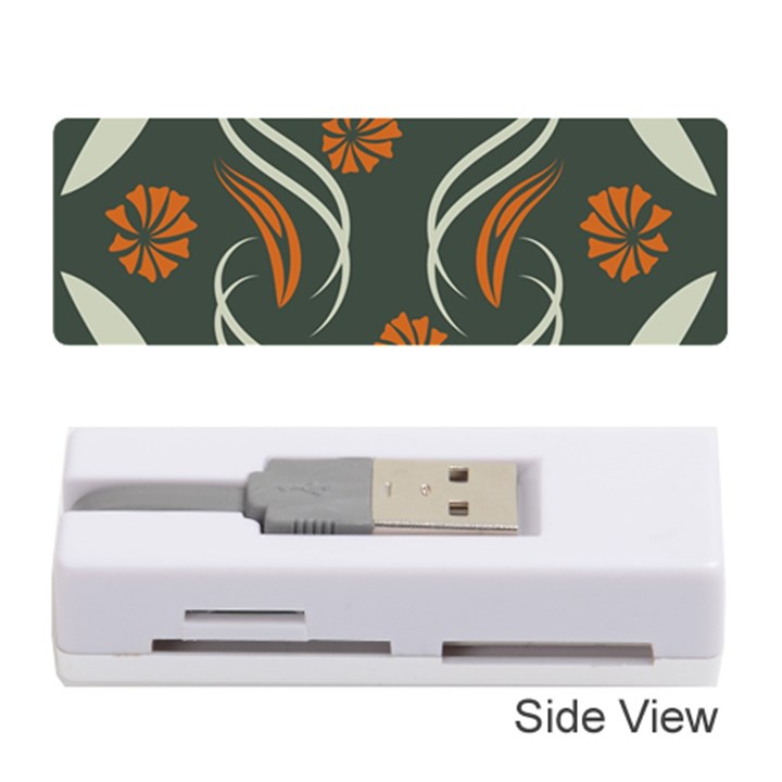 Folk flowers print Floral pattern Ethnic art Memory Card Reader (Stick)