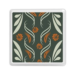 Folk Flowers Print Floral Pattern Ethnic Art Memory Card Reader (square) by Eskimos