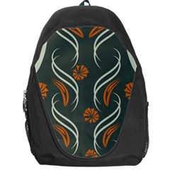 Folk Flowers Print Floral Pattern Ethnic Art Backpack Bag by Eskimos