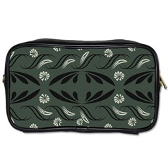 Folk Flowers Print Floral Pattern Ethnic Art Toiletries Bag (one Side) by Eskimos