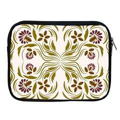 Folk Flowers Print Floral Pattern Ethnic Art Apple Ipad 2/3/4 Zipper Cases by Eskimos