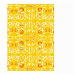 Folk Flowers Print Floral Pattern Ethnic Art Small Garden Flag (two Sides) by Eskimos