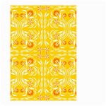 Folk flowers print Floral pattern Ethnic art Small Garden Flag (Two Sides) Front