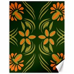 Folk flowers print Floral pattern Ethnic art Canvas 12  x 16  11.86 x15.41  Canvas - 1