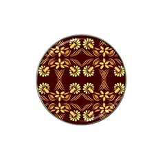 Folk Flowers Print Floral Pattern Ethnic Art Hat Clip Ball Marker (10 Pack) by Eskimos