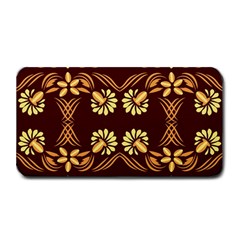 Folk Flowers Print Floral Pattern Ethnic Art Medium Bar Mats by Eskimos