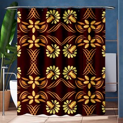 Folk Flowers Print Floral Pattern Ethnic Art Shower Curtain 60  X 72  (medium)  by Eskimos