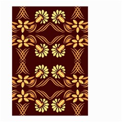 Folk Flowers Print Floral Pattern Ethnic Art Small Garden Flag (two Sides) by Eskimos