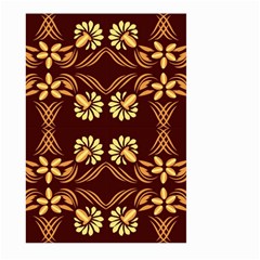 Folk Flowers Print Floral Pattern Ethnic Art Large Garden Flag (two Sides)