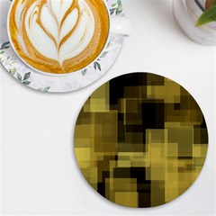 3 White-background Uv Print Round Tile Coaster