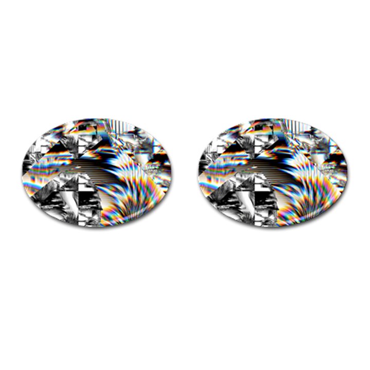 Rainbow Assault Cufflinks (Oval)