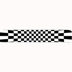 Illusion Checkerboard Black And White Pattern Small Bar Mats by Nexatart