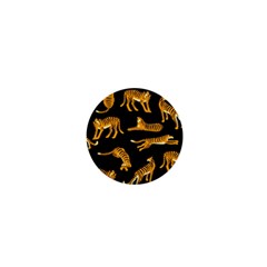 Seamless-exotic-pattern-with-tigers 1  Mini Buttons