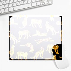 Seamless-exotic-pattern-with-tigers Large Mousepads by Jancukart