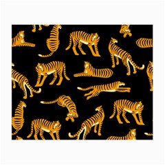 Seamless-exotic-pattern-with-tigers Small Glasses Cloth