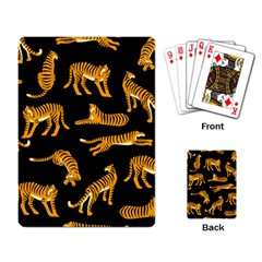 Seamless-exotic-pattern-with-tigers Playing Cards Single Design (rectangle) by Jancukart