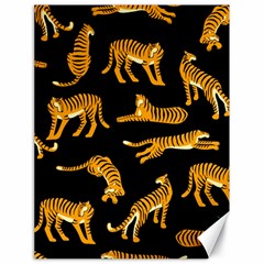 Seamless-exotic-pattern-with-tigers Canvas 18  X 24 