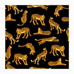 Seamless-exotic-pattern-with-tigers Medium Glasses Cloth by Jancukart