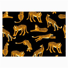 Seamless-exotic-pattern-with-tigers Large Glasses Cloth by Jancukart