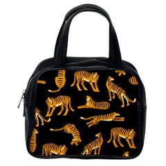 Seamless-exotic-pattern-with-tigers Classic Handbag (one Side) by Jancukart