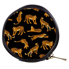 Seamless-exotic-pattern-with-tigers Mini Makeup Bag