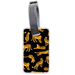 Seamless-exotic-pattern-with-tigers Luggage Tag (one Side) by Jancukart