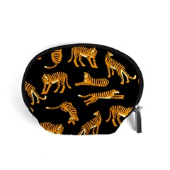 Seamless-exotic-pattern-with-tigers Accessory Pouch (small)