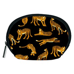 Seamless-exotic-pattern-with-tigers Accessory Pouch (medium) by Jancukart