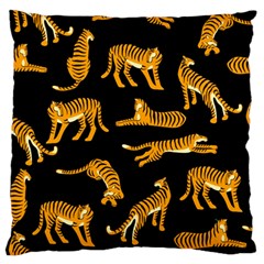 Seamless-exotic-pattern-with-tigers Standard Flano Cushion Case (one Side)