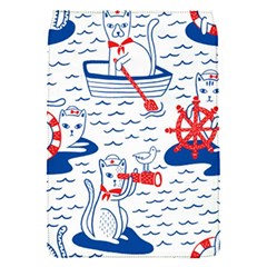 Nautical Cats Seamless Pattern Removable Flap Cover (s)