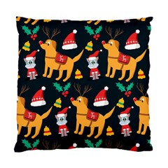 Funny Christmas Pattern Background Standard Cushion Case (two Sides)