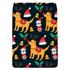 Funny Christmas Pattern Background Removable Flap Cover (s) by Jancukart