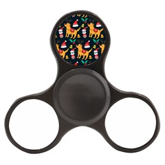 Funny Christmas Pattern Background Finger Spinner by Jancukart