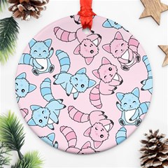 Children Pattern Design Ornament (round)