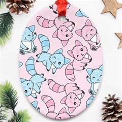 Children Pattern Design Ornament (oval)