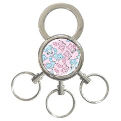 Children Pattern Design 3-ring Key Chain