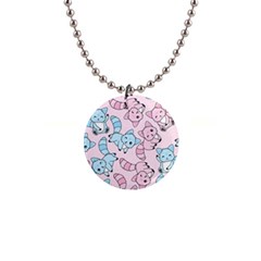 Children Pattern Design 1  Button Necklace