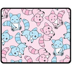 Children Pattern Design Double Sided Fleece Blanket (medium) 