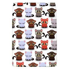 Seamless Pattern With Cute Little Kittens Various Color Removable Flap Cover (l)