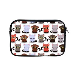 Seamless Pattern With Cute Little Kittens Various Color Apple Macbook Pro 13  Zipper Case by Jancukart