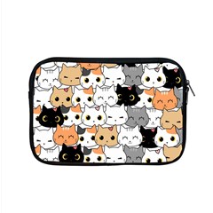 Cute-cat-kitten-cartoon-doodle-seamless-pattern Apple Macbook Pro 15  Zipper Case